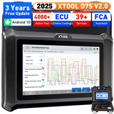 XTOOL D7S V2.0 FCA AutoAuth Full System OBD2 Code Scanner Tool Key Programmer
