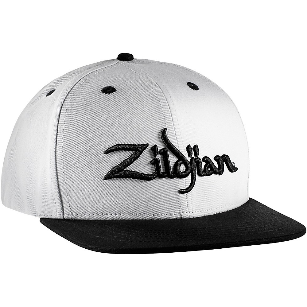Белая 6-панельная бейсболка Zildjian Snapback
