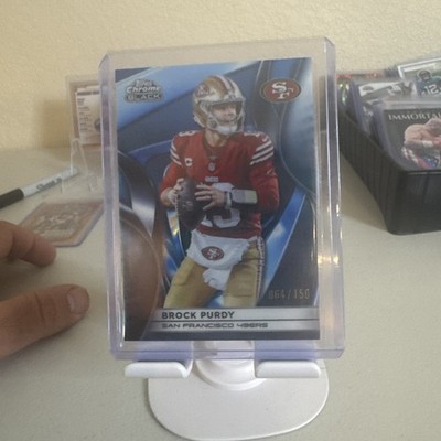 Topps 2025 Chrome Black Brock Purdy #89 49ers Serial 13/150 *Number Match