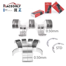 RACEORLY Main & Con Rod Bearing Thrust +0.50mm For 2.0T Audi A3 A4 A5 VW Jetta