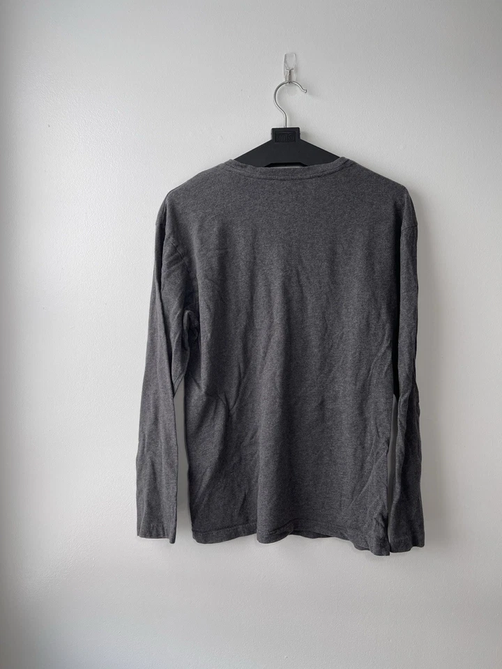 Camiseta gris cuello redondo manga larga NordicTrack para hombre talla M Foto 2 de 4