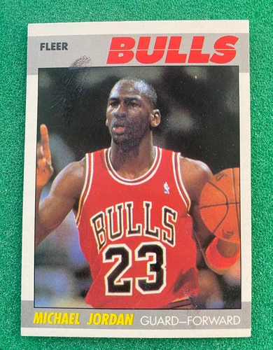 1987-88 Fleer - Michael Jordan #59 - Chicago Bulls - Printers Mark