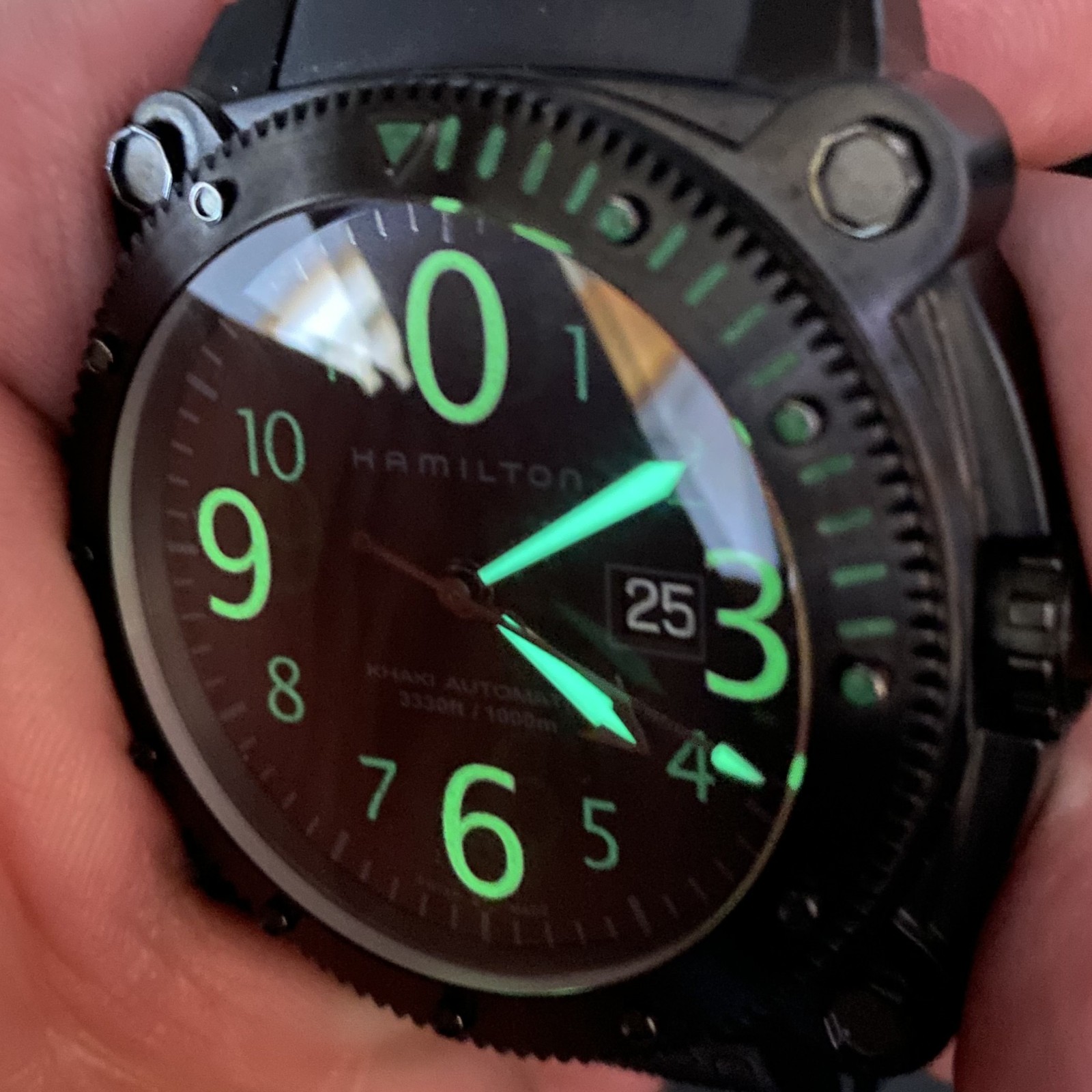 Hamilton Khaki BeLOWZERO Automatic 1000m Black PV… - image 22