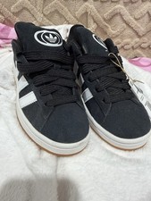 Adidas Campus 00s Shoes Black White Gum Kids Size 4.5 H06338 New No Box