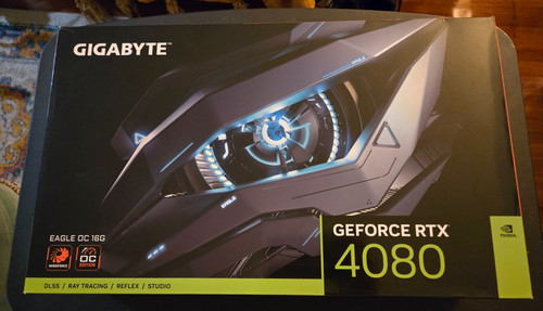New ListingGIGABYTE GeForce RTX 4080 EAGLE OC 16GB GDDR6X Graphics Card