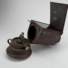 Kodak Vintage Kerosene Darkroom Safelight Metal Lamp Red Glass Photo