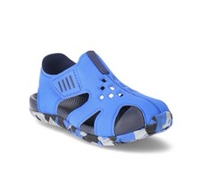 WONDER NATION Kids Size 11-12 Bump Toe Sandals EVA Lightweight Blue