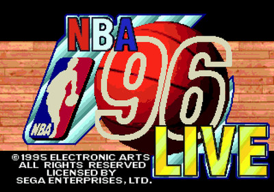 NBA Live 96 - Sega Genesis Game