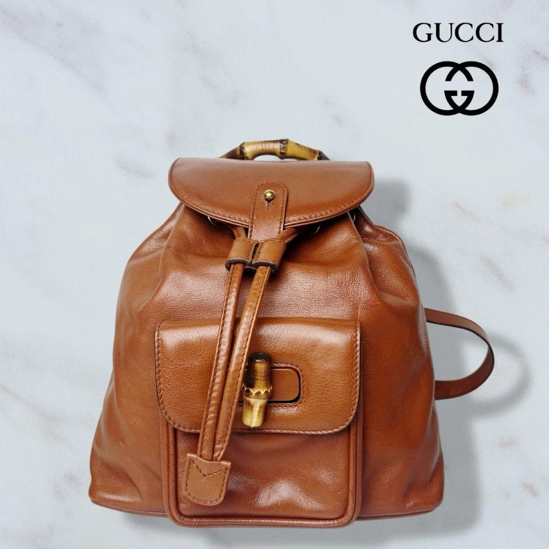 Gucci Bamboo Backpack Brown Bags & Handbags for Women for sale | eBay