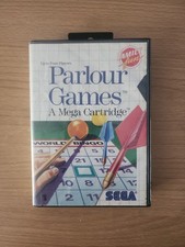 Parlour Games (Sega Master System, 1988) Complete CIB Tested And Working 