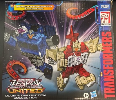 Amazon Transformers Legacy United Doom  N Destruction Breakdown & Windsweeper