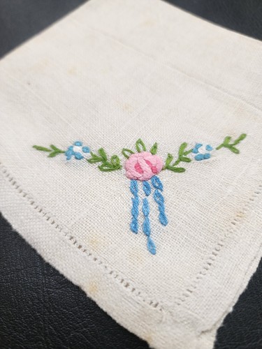 Servilletas Vintage Floral Lino Punto de Cruz Bordado Mesa Servilletas Diseño Flor - Imagen 12 de 15