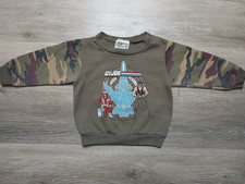 G.I. Joe 1986 vtg Sweatshirt Sz 2T Hasbro cartoon Toys promo Camo sleeves USA