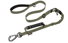 AUBELL Tactical Dog Leash Heavy Duty,4-6ft Reflective Strong No Pull Bungee 