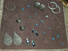 Vintage, sterling silver and modern costume jewelry lot 1 pre-owned