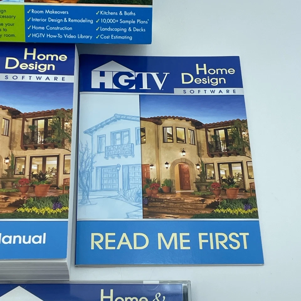 HGTV Hogar y Paisaje Platino Suite Software 2 Discos Caja Manuales Juego Completo Foto 4 de 4