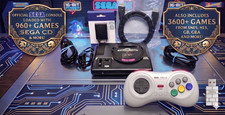 Sega Genesis Mini 4460+ Games SNES Sega CD 32x MODDED 1x NEW 8BitDo Wireless M30