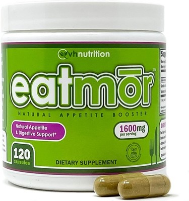 VH Nutrition Eatmor   Weight Gain Pills for Women & Men, 120 Capsules