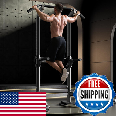 Dlandhome Power Tower Pull Up Dip Station Multi-Function Fitness Equipment For