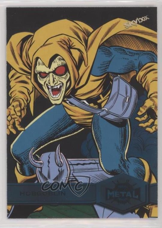 2022 Marvel Metal Universe Spider-Man Turquoise Light FX 5/50 Hobgoblin #132 zz5