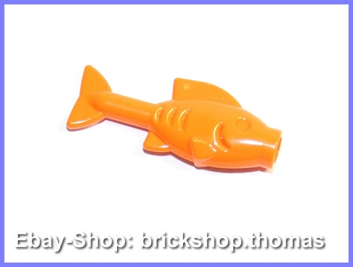 Lego Fisch orange - 64648 - fish - NEU / NEW