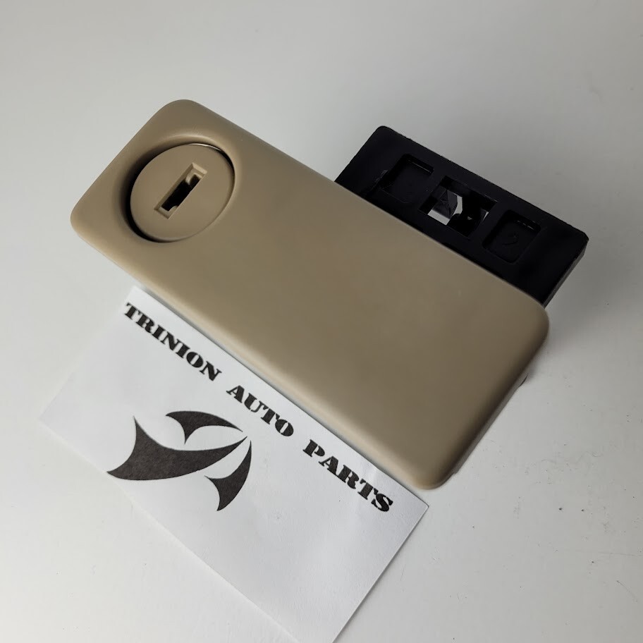 20042006 Mazda Mazda6 Glove Box Latch Handle Tan with Screws NO Key