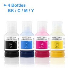 4 127ML Sublimation Ink For Epson 001-004 101-106 502 504 544 T03Y L3150 L3110