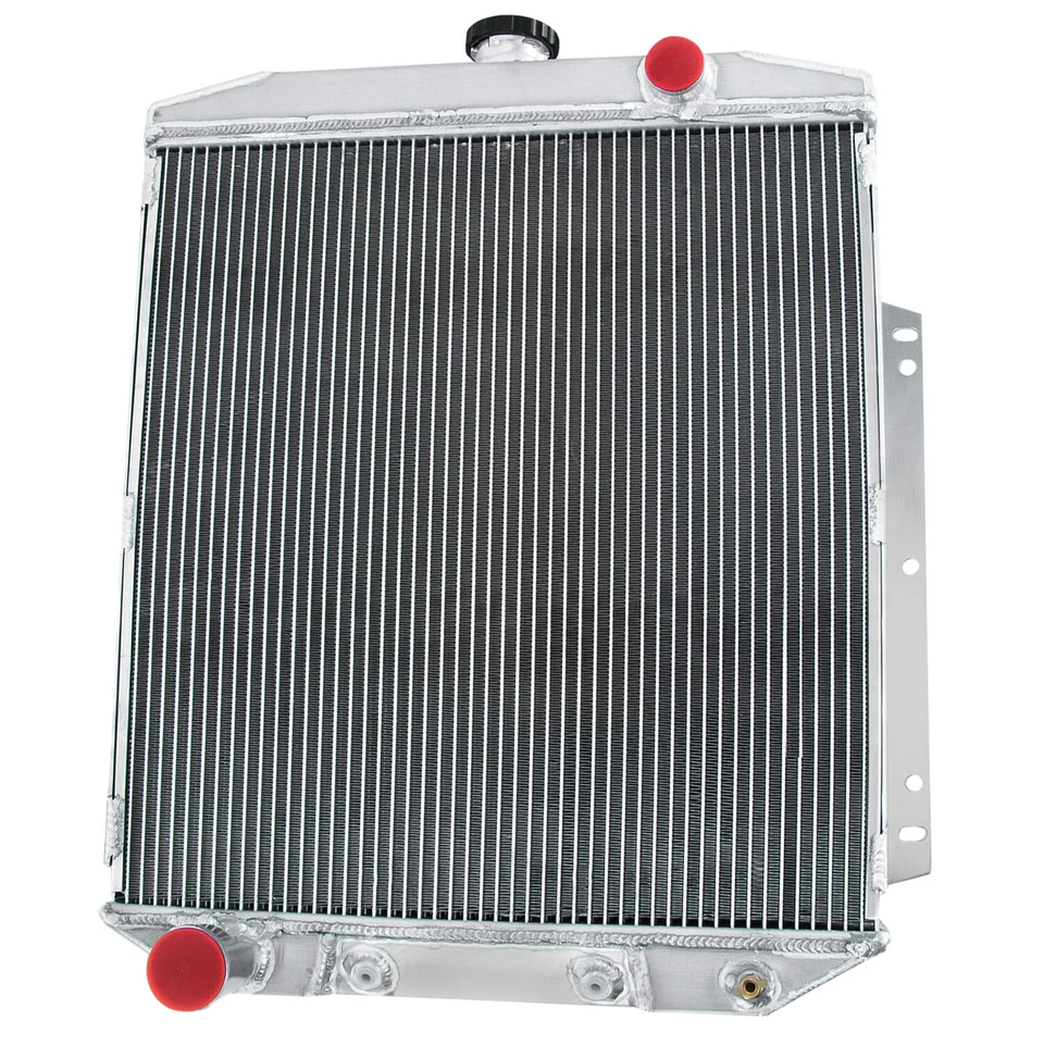 4Row RADIATOR Fits 1954-1956 FORD MAINLINE/ COUNTRY SQUIRE/ RANCH WAGON L6 V8 - Image 2 of 4