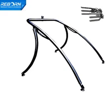 Promotion! Reborn Elevate Wakeboard Tower plus 1 Pro Wakeboard Rack Black Coated