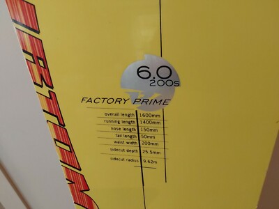 VINTAGE BURTON FACTORY PRIME ALPINE SNOWBOARD w/ BOMBER