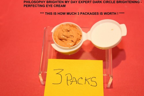 PHILOSOPHY BRIGHTEN MY DAY TINTED EYE CREAM SAMPLES PLUS A LINER USABLE JAR - Picture 20 of 22