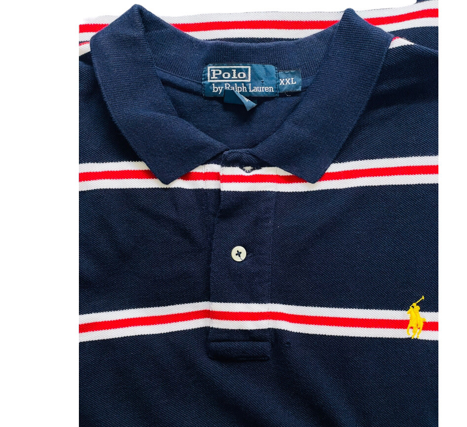 Ralph Lauren Polo Golf Camicia Uomo Logo Pony 100% Cotone Taglia XXL