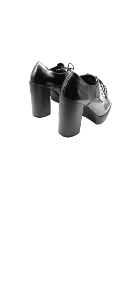 Wild Pair Womens Comfort Darla Lace Up Oxford Dress Pumps Black Size 5.5M NWOB - Image 3 of 3