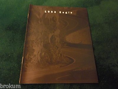 1993 JEEP EAGLE SUMMIT ORIGINAL SALES BROCHURE MINT 7'' X 9'' (BOX 358)