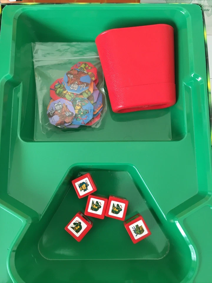 Teenage Mutant Ninja Turtles Yahtzee Jr Junior Game Hasbro MB Games - Image 3 of 4