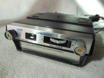 パイオニア8トラカーステレオ ＴＰー２２２ Vintage Pioneer TP-222 8-Track Car Stereo Under dash-WORKS | eBay