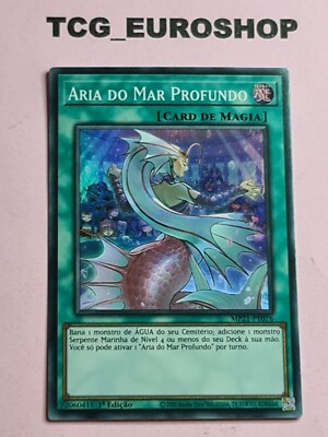 DEEP SEA ARIA   YUGIOH   MP21   SUPER RARE   2021   PORTUGUESE   NM #108