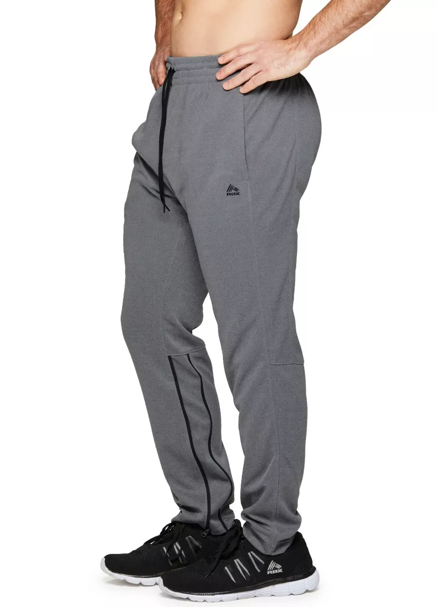 RBX Men Pants GRAY SMALL MEDIUM LARGE X DRI JOGGING Running S M L