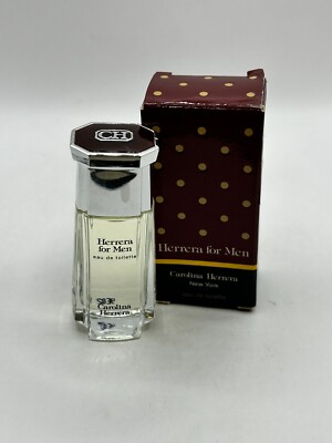 CAROLLINA HERRERA FOR MEN 7ML VINTAGE EDT SPLASH (NEW WITH BOX)