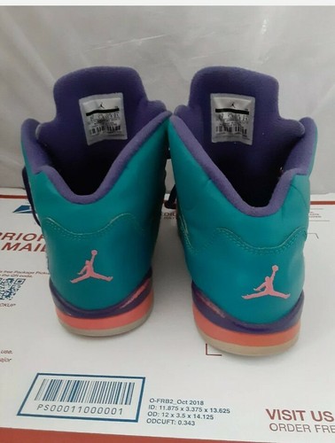 NIKE AIR JORDAN 5 RETRO TEAL WHITE PINK 