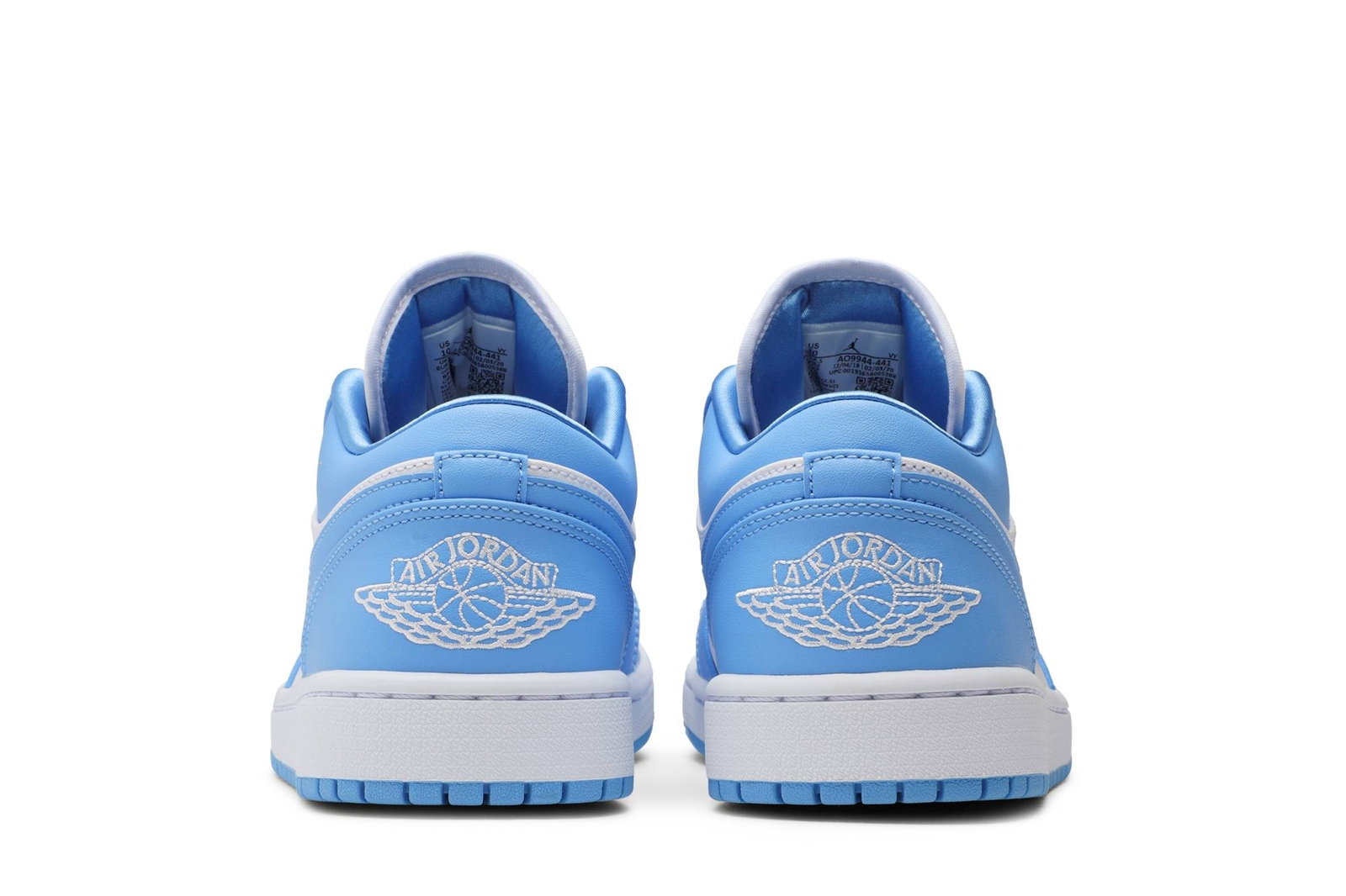 Size 6.5 - Air Jordan 1 Low UNC W for sale online | eBay