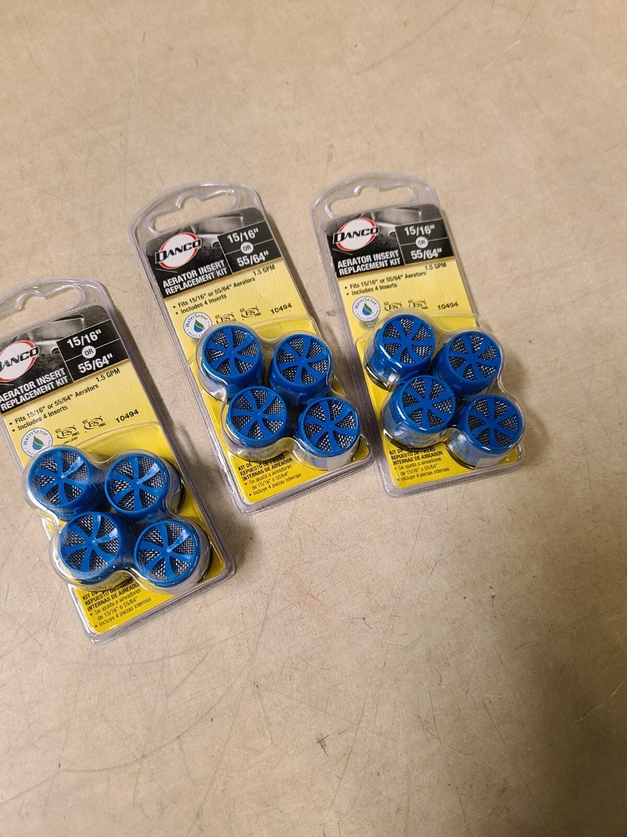 Lot of 3 Danco Aerator Insert Replacement Kit 15/16