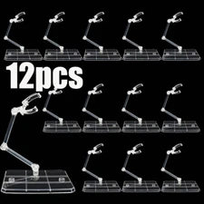 12Pc HG144 Adjustable Action Figure Display Holder Base Doll Model Support Stand