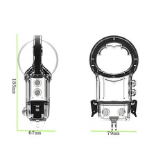 Waterproof Case Panoramic Cameras Protective Case Sports Cameras for Insta360 X3