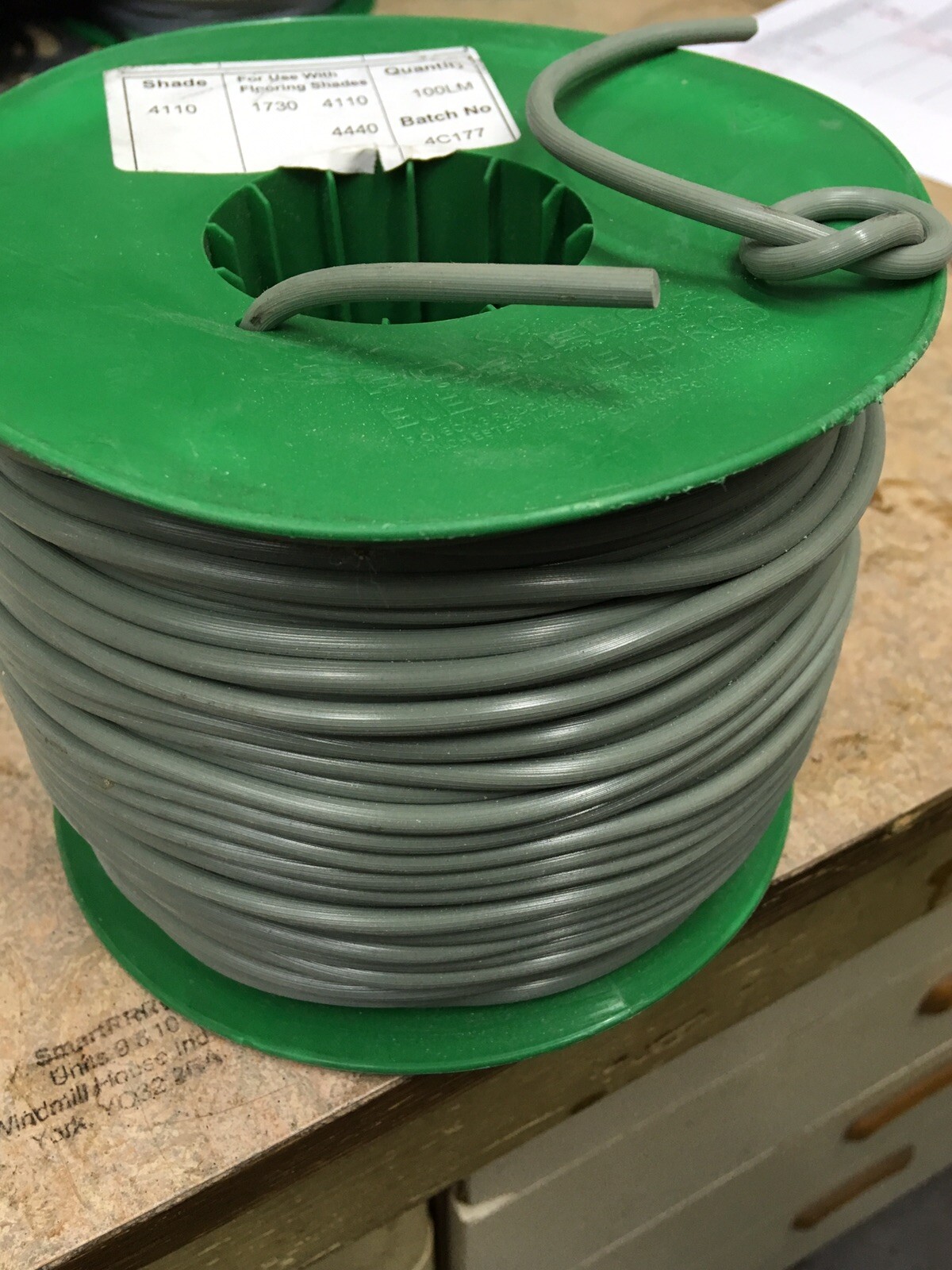 5 mtrs of 4110 Polyflor Ejectaweld Weld Rod . Flooring Joint Seal. eBay