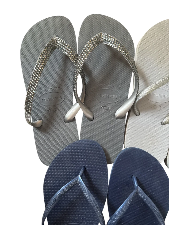 OFERTA HAVAIANAS Lote 5 Chanclas Estrás Brillo Leopardo Piedras Preciosas 41-42 11 Foto 2 de 4