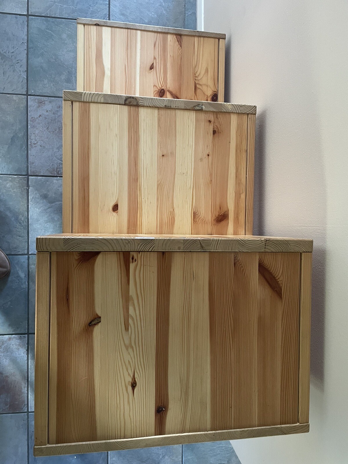 Ikea Trofast Pine Wood Storage Unit eBay