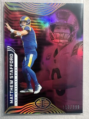 2022 Illusions FOTL Mathew Stafford Purple Holo #/399 RAMS #52