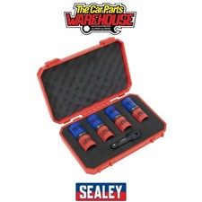 Sealey SX1820S Alloy Wheel Double Ended Impact Socket Set 1/2"Sq Drive 5pc
