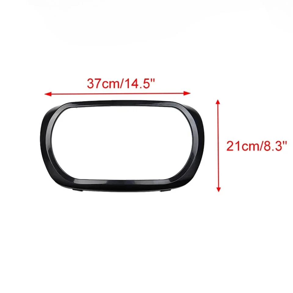 Para Harley Davidson Road Glide 2004-2013 Motor Negro Faro Anillo Bisel Borde Foto 2 de 4